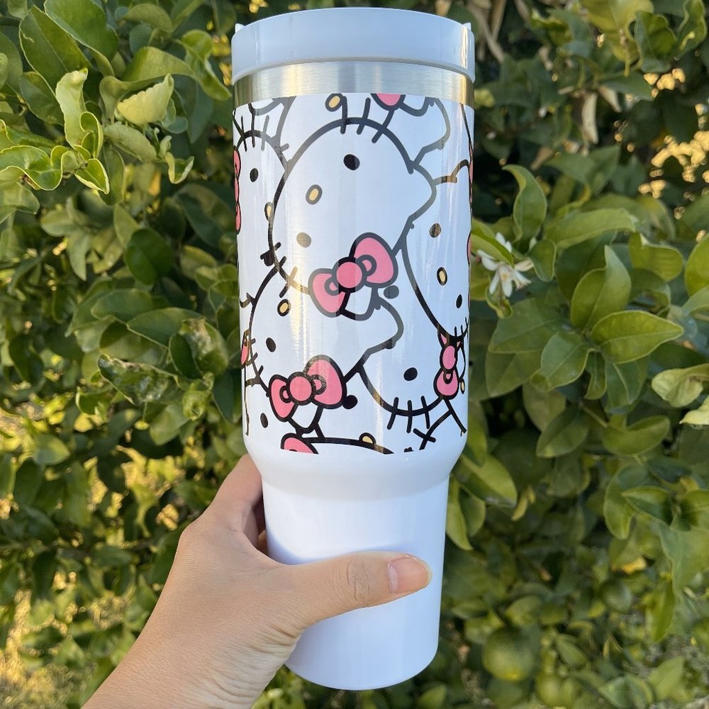 Christmas gift thanksgiving Personalized Sanrio Hello Kitty Tumbler 40oz - Picture 10 of 14